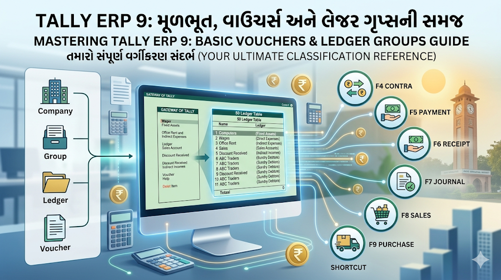 Mastering Tally ERP 9: The Ultimate Guide to Basics, Vouchers, and Ledger Groups image e0e3b4a7 3862 4ff8 96a9 95d0d32ff4ab