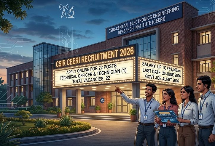 CSIR CEERI Recruitment 2026: Apply Online for 22 Technical Officer & Technician Posts