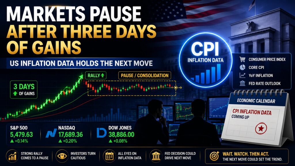 Markets Pause for Breath After Three Days of Gains