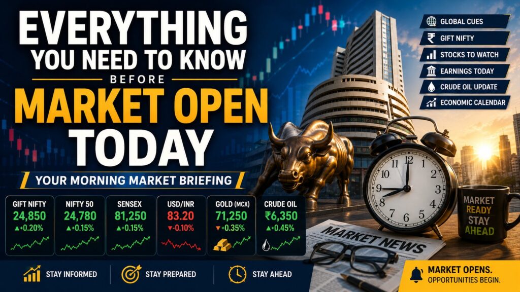 Everything You Need to Know Before Market Open Today