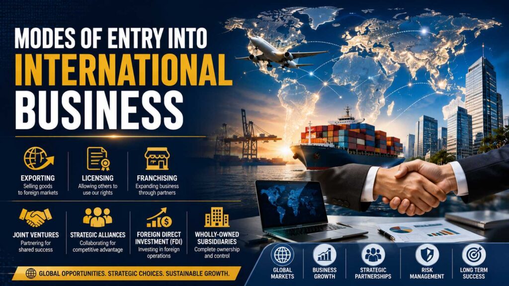 Modes of Entry into International Business