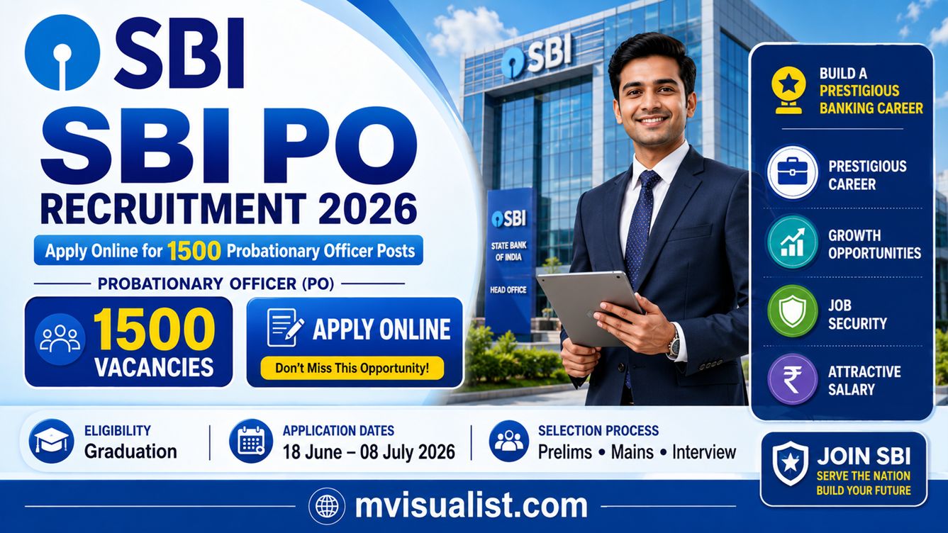 SBI PO Recruitment 2026: Apply Online for 1500 Probationary Officer Posts