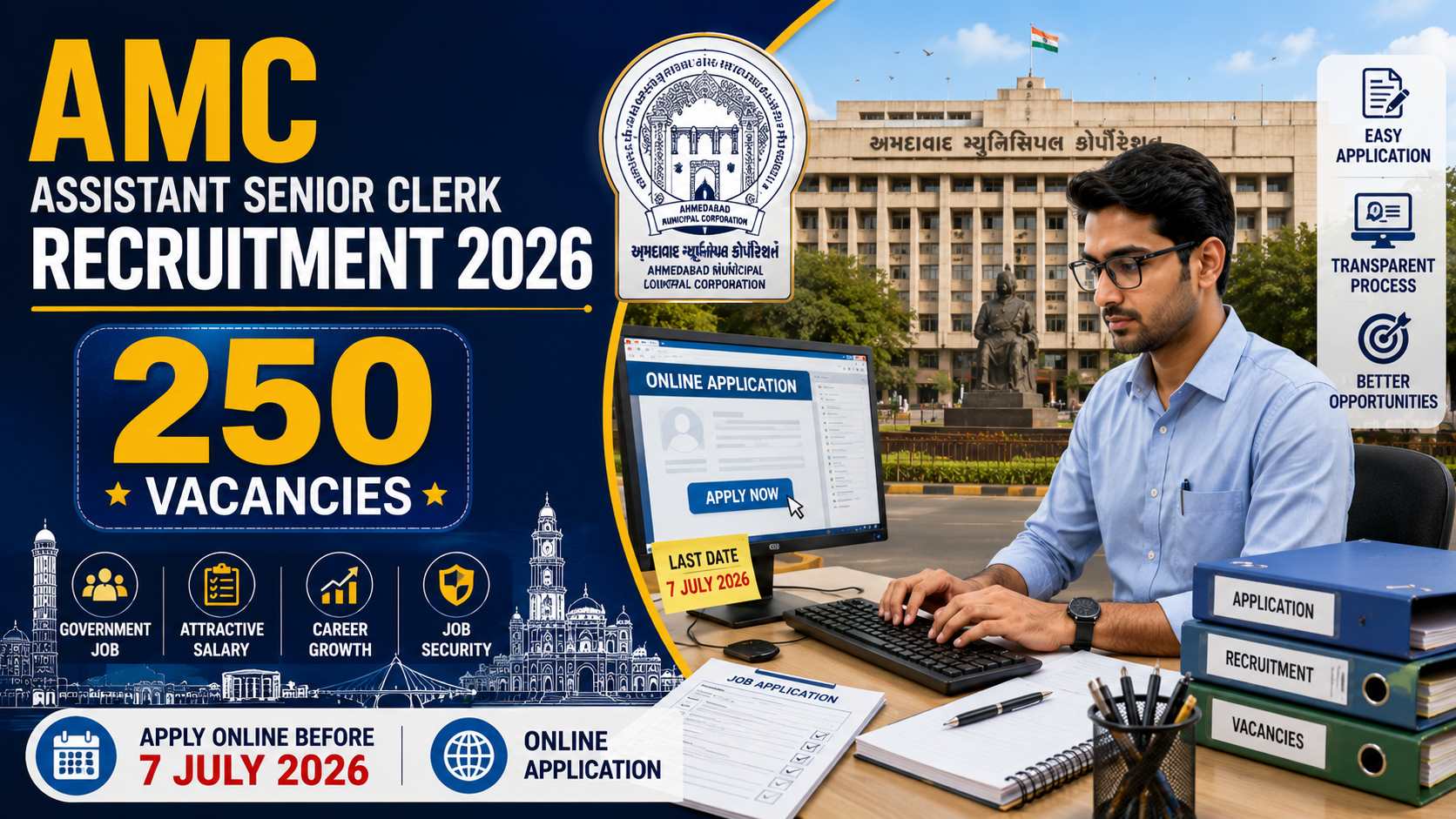 AMC Assistant Senior Clerk Recruitment 2026