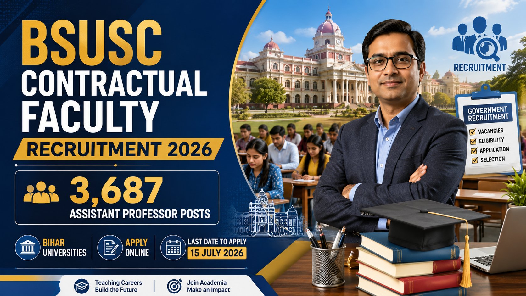 BSUSC Contractual Faculty Recruitment 2026
