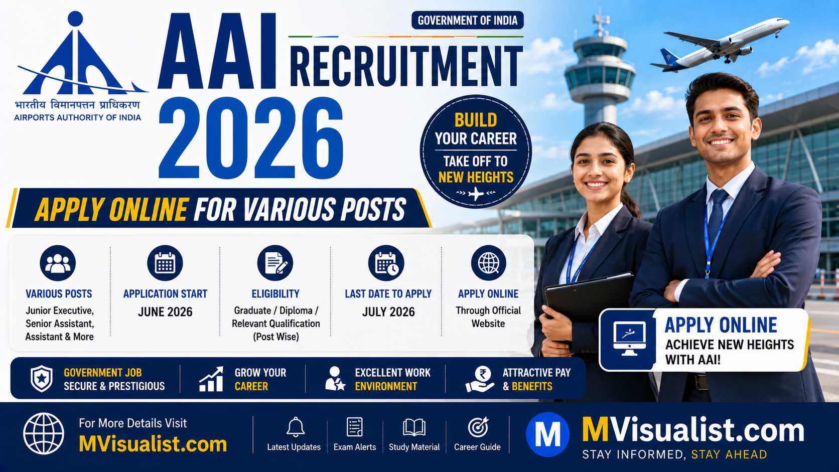 AAI Recruitment 2026 Career Poster