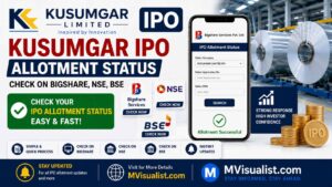 Kusumgar IPO Allotment Status: Check on Bigshare, NSE & BSE