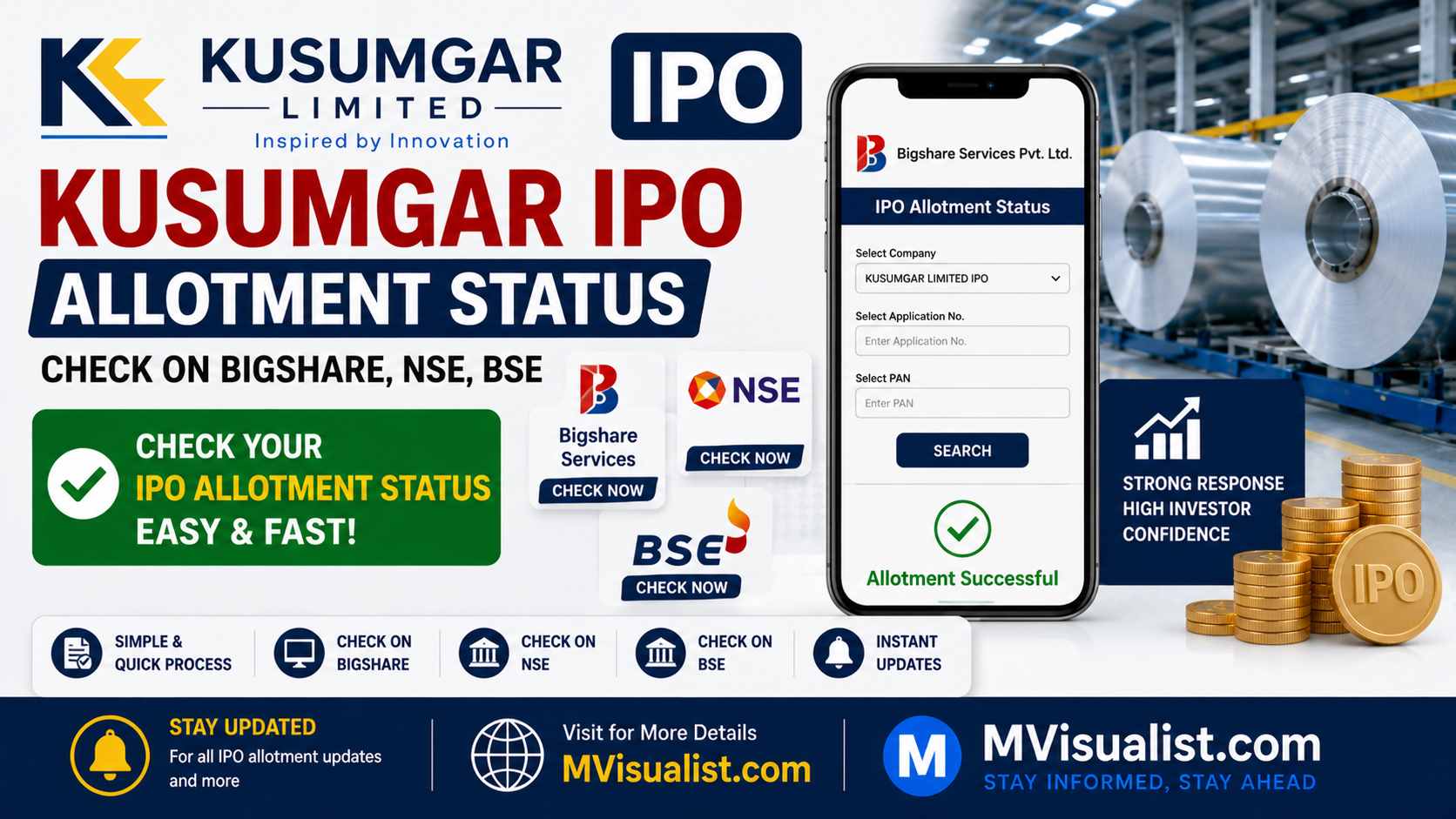 Kusumgar IPO allotment status update